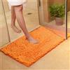 ele ELEOPTION Soft Shag Tappetino da Bagno Tappeto Cucina Porta Piedini Zerbino Striscia Antiscivolo Zerbino Assorbente Tappetini da Bagno Doccia Shaggy Tappeto - 50 x 80 cm, Arancione