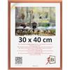 3-B - Cornice portafoto modello Mega in rame rosso - 30 x 40 cm - con vetro acrilico, cornice in legno per foto e documenti