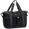 BAGROUPS Bagaglio a Mano 40x30x20 Wizzair 32L Pieghevole Borsa da Viaggio Impermeabile Borsone da Cabinada Viaggio Borsa per Aereo Borsas Parto Ospedale Weekend Sportiva Borsone per Donna Uomo Nero