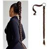YONGZHIKEJI Coda Finta Capelli (Marrone) Capelli Finti Coda Capelli Extension Coda Capelli Extension Capelli di Cavallo Trecce Capelli Treccia