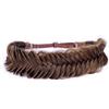 BOBIYA - Fascia per capelli sintetici a coda di pesce, con trecce intrecciate e trecce elastiche, accessorio di bellezza per donne e ragazze (castano)