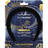 invisibobble HAIRHALO Eclipse Midnight Ring | Cerchietto intrecciato nero in morbido velluto | Cerchietto regolabile delicato sui capelli e confortevole per donne e ragazze