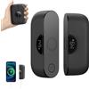 yAyusi Scaldamani Elettrico Magnetico 2 in 1, 9000mAh Scaldamani Ricaricabile Conveniente, Display LED, Riscaldamento Rapido 5 Velocità, Accessorio Essenziale per i Viaggi, Regalo per Uomini e Donne