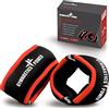GYMNASTICS POWER Set di 2 pesi da polso e caviglia portatili, 1 kg, per braccio, bracciale, per camminare, jogging, viaggi, yoga, palestra, allenamento a casa, allenamento con i pesi
