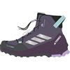 Adidas Unisex - Bambini e Ragazzi Terrex AX4R Mid Climawarm+ Hiking Shoes Kids, preloved Violet/Matte Silver/Semi Flash Aqua, 32 EU