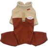 Puppia Alpine Fleece Suit Beige S Cappottino per cane
