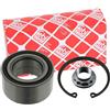 febi bilstein 26310 kit cuscinetto ruota con dado assale e anello di sicurezza, 1 unità