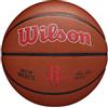 Wilson Pallone da Basket NBA Team Alliance, Con Superficie Pure Feel e Tecnologia Dual Depth, Con Maggiore Stabilità Aerea, Colore: Marrone, Taglia: 7