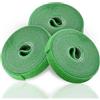 G4GADGET 3 Fascette per Piante da 2,5 Metri, 1 cm di Spessore, Gancio e Anello da Giardino, Supporto per Canna di bambù