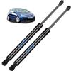 Koaudb 2x Ammortizzatori Posteriori per VW Golf V 1K1 2003-2009 | Tutte le Motorizzazioni Nero Pistoncini Portellone Ammortizzatori Cofano Posteriore #1K6827550F 1K6827550A 1K6827550C