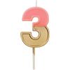 Folat 18703 Candela Retro numero 3 Rosa