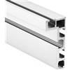 QWORK® T-Tipo Binari di Guida, 800 mm 75 Tipo T-Tipo Binario di guida, Binari di Guida Lega di Alluminio, per Lavorazione del Legno, Sega da Tavolo