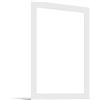 JUNOMI® Passepartout 50x70 cm Dimensioni Esterne - per Formato Immagine A2 (42x59,4 cm) - Spessore 1,5 mm - Colore Bianco Puro
