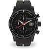 Locman Island/orologio uomo/quadrante nero/cassa acciaio e titanio/cinturino silicone nero/ref. 0620BKKW-BKWSIK