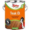 Poliboy Olio per Legno Teak, Olio per la Cura del Legno per legni duri Scuri, Protezione del Legno e rinnovamento dei Colori, Ideale per mobili da Giardino, 2,5 litro, Prodotto in Germania