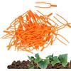 Generico Forcella per piantare piantine, clip di supporto per piante rampicanti,Forchetta da scavo da 50 pezzi | Supporto per arrampicata su piante da giardino da 65 mm, supporto per fissaggio per agricoltura,