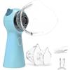 Focenat Aerosol Portatile Silenzioso Aersol per Adulti e Bambini Aerosol Ultrasuoni Macchina Aerosol Adulti Apparecchio per Aerosol USB Ricaricabile con 2 Maschere e Boccaglio per Viaggi e Domestico (blu)