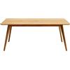 KARE Design tavolo Memo, marrone, legno massello rovere oliato, certificato FSC, stile scandinavo, per 6-8 persone,