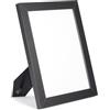 Amazon Basics - Cornice Rettangolare in Legno per Documenti/Foto, 28cm x 21,6cm, Nero