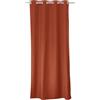 ED ENJOY HOME Tenda termica oscurante in terracotta, 135 x 240 cm, occhielli in metallo, anti-calore, anti-freddo, per camera da letto e soggiorno