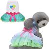 Izefia Cane Vestito di Lusso Cucciolo Gonna Vestiti per Cani Principessa Abiti da Sposa Abito da Sera Gonna Tutu Vestito Bowknot per Piccola Ragazza Cane