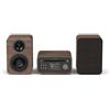 Pure Compatto HI FI CLASSIC Stereo Mini Bluetooth Coffee brown e Walnut 2x 20w