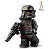 BRICK Flip Lego Star Wars Deathtrooper: statuetta con pistola blaster e casco, alternativa al set di minifigure, imperiale