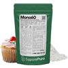 SaporePuro Mono60 - Mono e Digliceridi degli Acidi Grassi 200 g - Emulsionante Alimentare di Origine Vegetale Senza Glutine per Gelati, Sorbetti, Margarine, Creme Spalmabili e Pasticceria