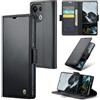 Rerzoiro Cover per Oppo Reno13 Pro 5G Custodia Portafoglio [Blocco RFID] Premium Pelle PU Wallet Case Flip Libro con Porta Carte Slot Supporto Flip Case per Oppo Reno13 Pro 5G, Nero