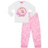 Barbie Pigiama lungo in pile di lusso per ragazze, rosa, 4-5 Years
