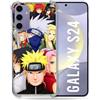 Cokitec Cover rinforzata per Samsung Galaxy S24 Manga Naruto Team