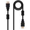 Brightium Cavo HDMI v1.4 ad alta velocità con Ethernet (HEC), dotato di nuclei in ferrite per ridurre le interferenze. Connettori maschio a maschio (A/M-A/M), lunghezza 10 metri. Ideale per connessioni