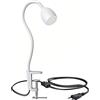 ledscom.de Luce a morsetto GU10 KLUK con collo d'oca, bianco incl. GU10, bianco caldo, 4,914W, 450lm