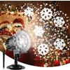 CAVWVTYU Proiettore Natale Esterno Luci LED Effetto Nevicata Decorazione Natale Luci Proiettore Rotante IP65 Impermeabile
