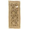 HOME ZEN HOUSEHOLD LINEN TOVAGLIA COPRITAVOLO CENTROTAVOLA RUNNER PIZZO MACRAME' LUSSO (STRISCIA 40X140 CM, DISEGNO FELCE COLORE BEIGE)