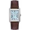 FOSSIL Orologio Carraway da uomo, Movimento al quarzo a tre lancette con cinturino in pelle o acciaio inossidabile, Marrone scuro e blu perla, 30 mm