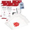 ANAKEL HOME Silex Pacco 4 Confezioni Sacchetti Aspirapolvere Compatibili Miele FJM Serie S2-S7, Complete C1, Compact C1/C | 16 Sacchetti 5 Strati + 8 Filtri Inclusi, Anti-Perdita, Microfibra Resistenti