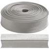 Aerzetix - C77294 - Nastro in sbieco Piegato 9 Metri x 15mm - in Poliestere - Colore Grigio Chiaro