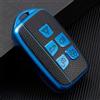 RELL CASES - Guscio protettivo per chiave in silicone morbido, telecomando, custodia premium per chiave per Jaguar XE, XF, XJ, XEL, XFL, F-Pace (Blu)