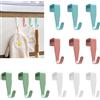 GOTRUST Ganci da Porta Colorati, 12PCS Gancio Sopraporta Acciaio Inossidabile, Appendiabiti da Porta Singolo per Bagno, Cucina, Cassetto, Dormitorio - Multicolore