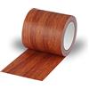 AIEX 1pc Riparazione Nastro per Legno, 5,7 cm x 4,57 m Toppa adesiva per Riparazioni di Venature del Legno per Tavoli, Sedie, Battiscopa, Porte (Marrone)