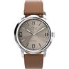 Timex Orologio Analogico al Quarzo Uomo con Cinturino in Pelle TW2W59300VQ