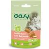 Oasy Cat Snack Biscotti Ripieni 60G SALMONE