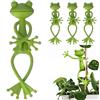 Tashce Set di 4 supporti per piante rampicanti, clip per piante, rana, per vasi, aiuole e balconi, clip di supporto per viticci, piante grasse e fiori