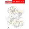 YAMAHA AIR SHROUD, CYLINDER 3 5ML-E2653-01-00