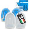 Podcase - Set Di 4 Talloniere In Silicone Plantare Ortopedico Per Correggere Fascite Plantare E Spina Calcaneare - Solette Gel Unisex Per Tallonite E Spina Calcaneare (Dimensioni (35-40))
