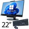 PC Computer ALL IN ONE Ricondizionato LENOVO TINY-IN-ONE 22 Full-Hd CORE I5-8400T 16GB SSD 512GB Windows 11 PRO + Office 2021