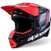 Alpinestars casco integrale SM3 Radium Nero rosso