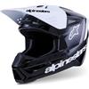 Alpinestars casco integrale SM3 Radium - Nero bianco grigio