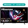 Hisense 75A69Q Smart TV 75 pollici 4K Ultra HD LED HDR VIDAA U8